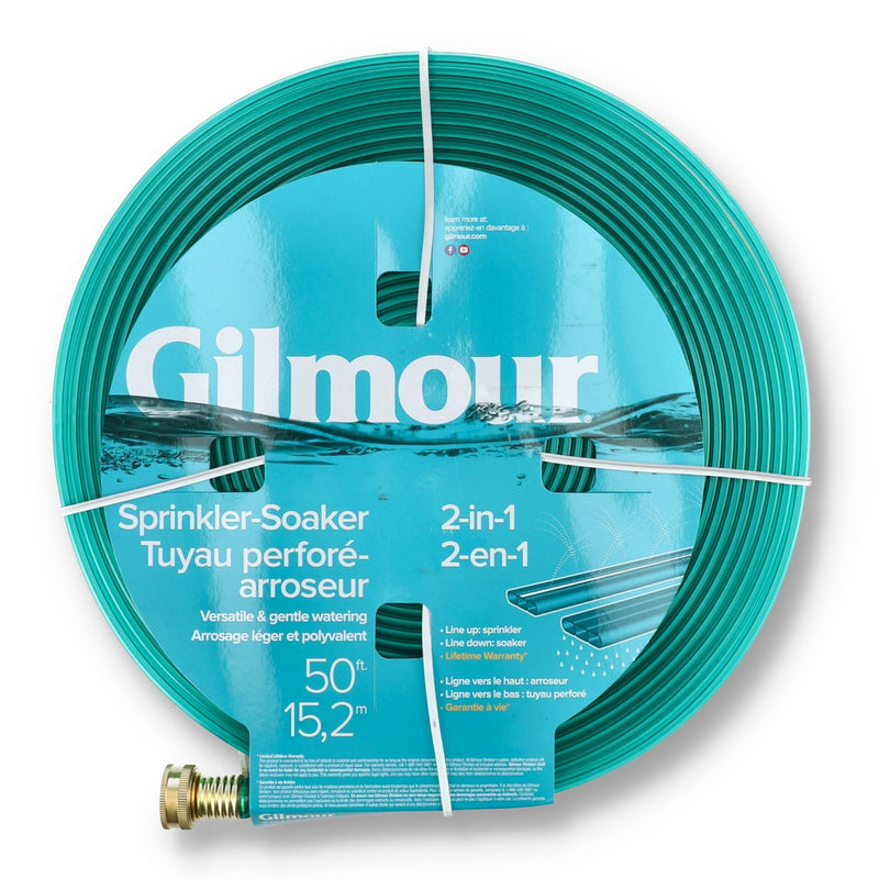 GILMOUR 50' 2-in-1 SPRINKLER-SOAKER HOSE