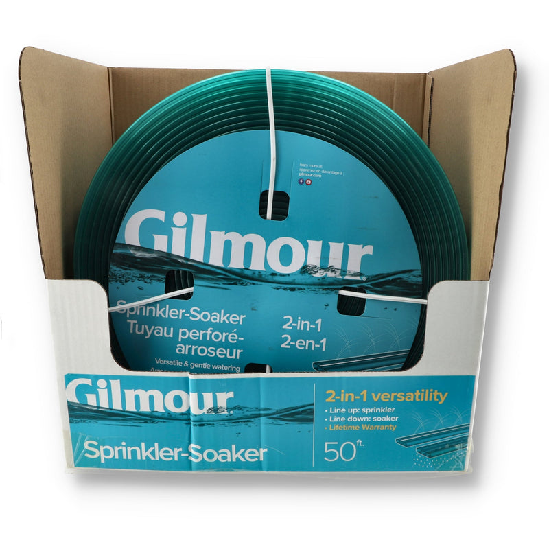 GILMOUR 50' 2-in-1 SPRINKLER-SOAKER HOSE