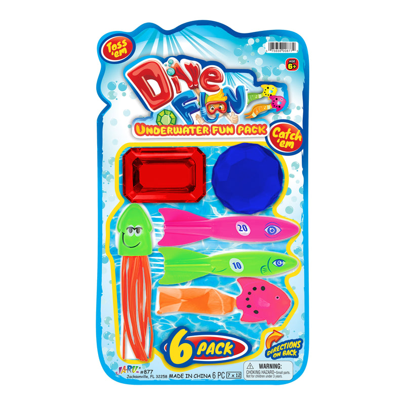 6PK DIVE FUN DIVE TOY COLLECTION