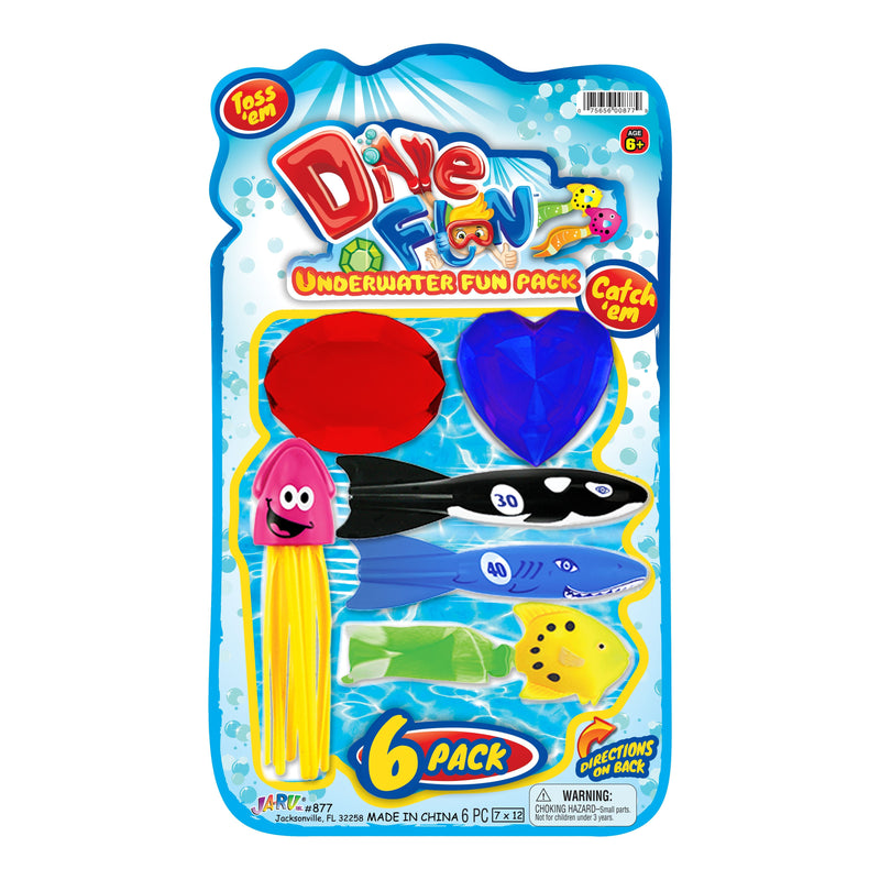 6PK DIVE FUN DIVE TOY COLLECTION