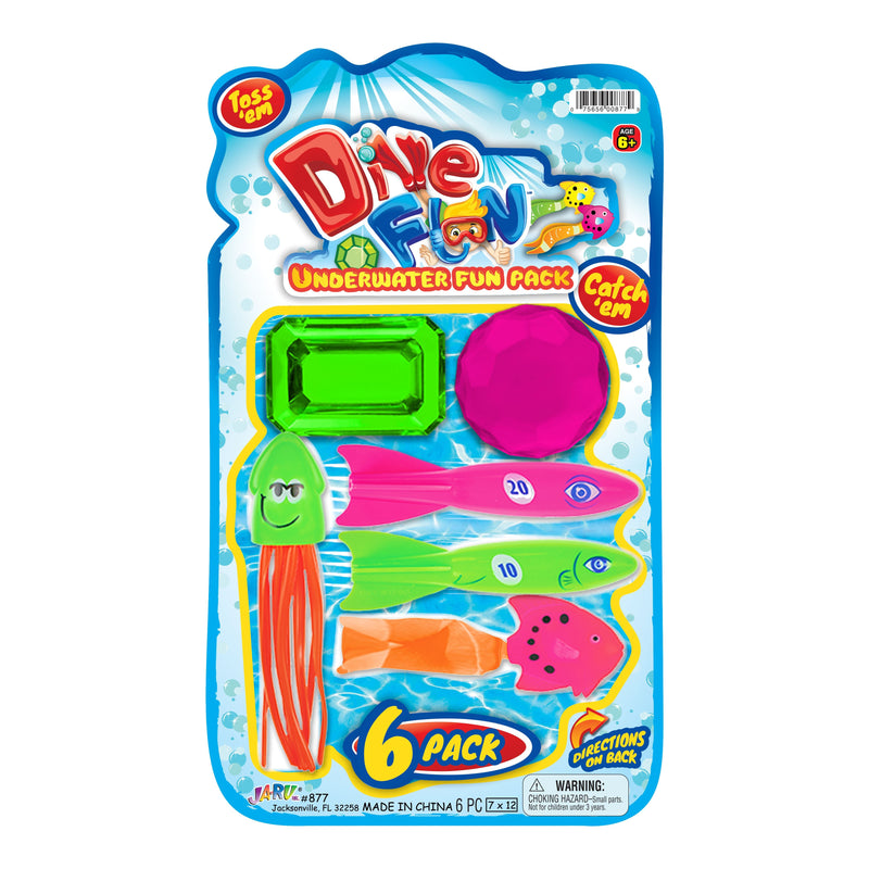 6PK DIVE FUN DIVE TOY COLLECTION