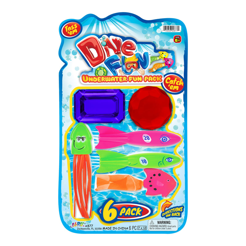 6PK DIVE FUN DIVE TOY COLLECTION
