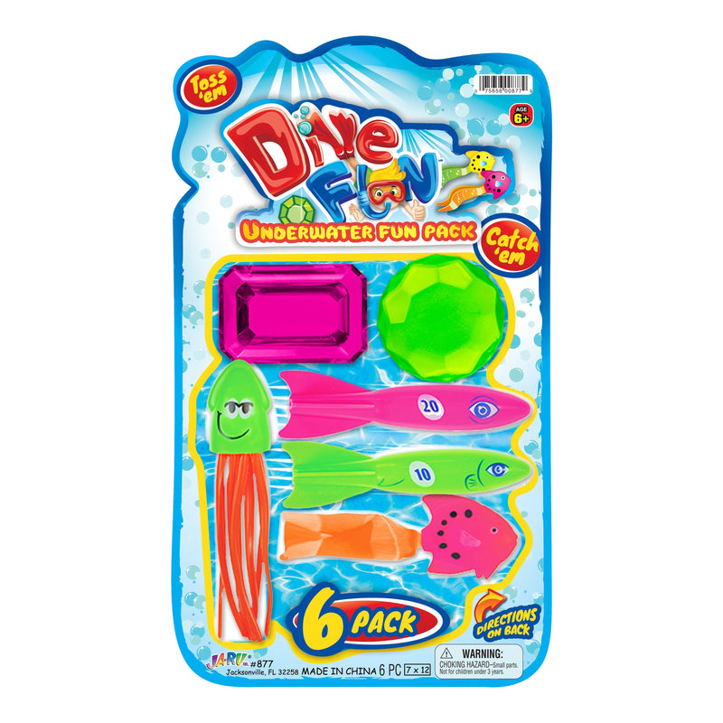 6PK DIVE FUN DIVE TOY COLLECTION