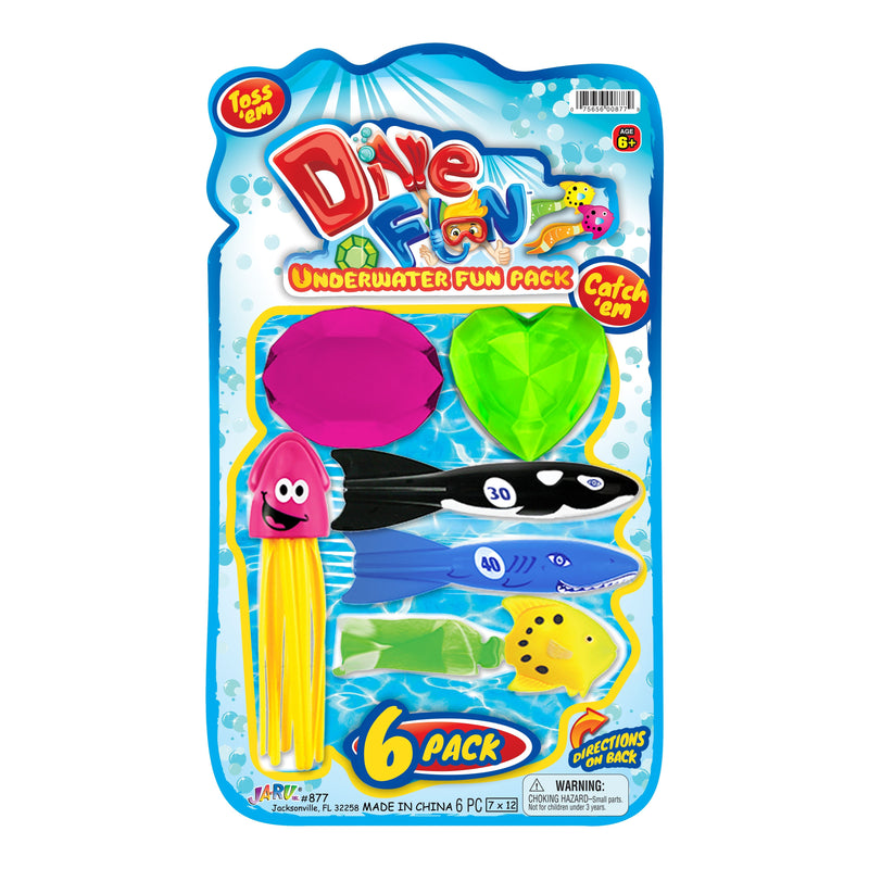 6PK DIVE FUN DIVE TOY COLLECTION
