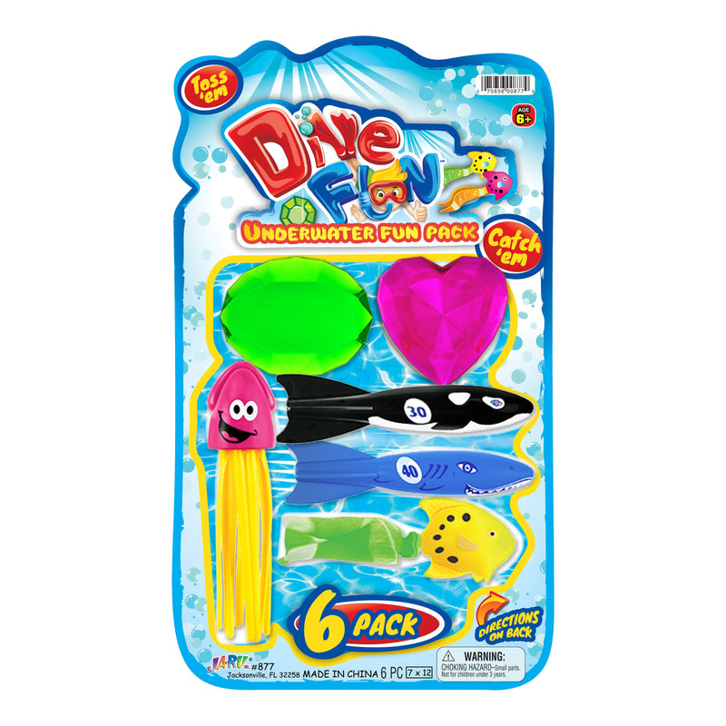 6PK DIVE FUN DIVE TOY COLLECTION