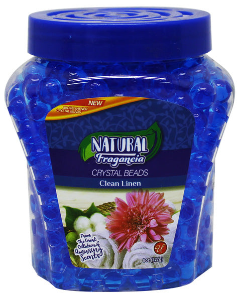 8oz CRYSTAL AIR FRESHENER BEAD CLEAN LINEN