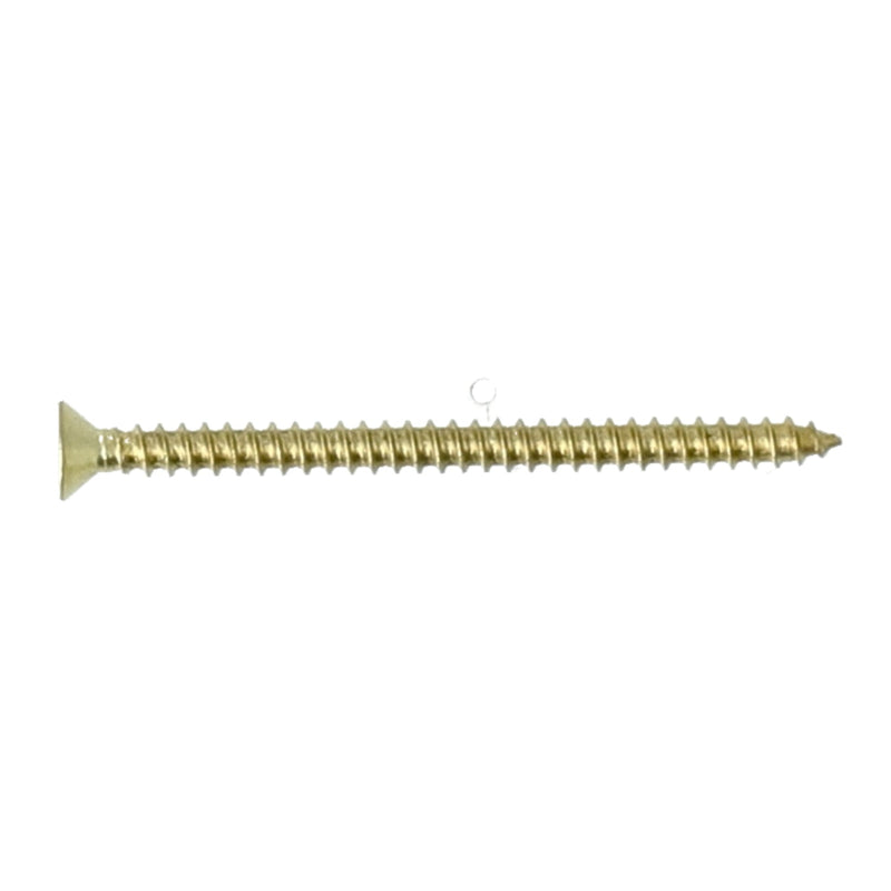 HILLMAN 3PK BRASS HINGE SCREWS #9x2-1/2''