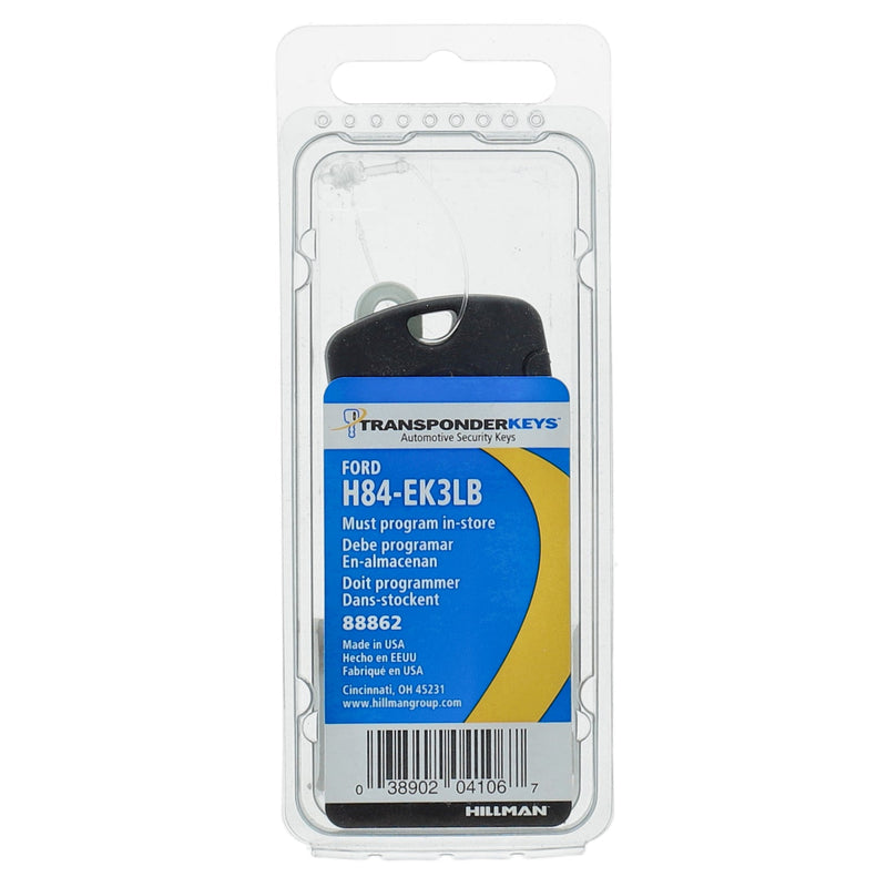 HILLMAN FORD TRANSPONDER KEY H84-EK3LB