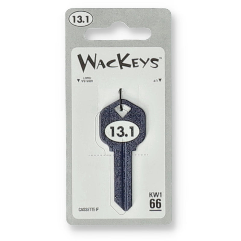 WACKEY RUN 13.1 66-KW1 KEY BLANK 3 COLORS