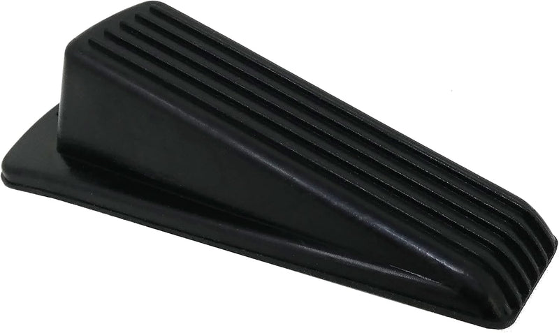 SHEPHERD 2PK BLACK HEAVY DUTY RUBBER DOOR WEDGE BAG & UPC