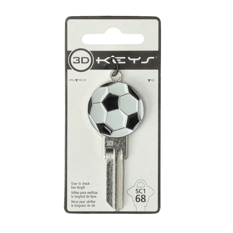 HILLMAN 3D SOCCER BALL KEY BLANK 66-KW1