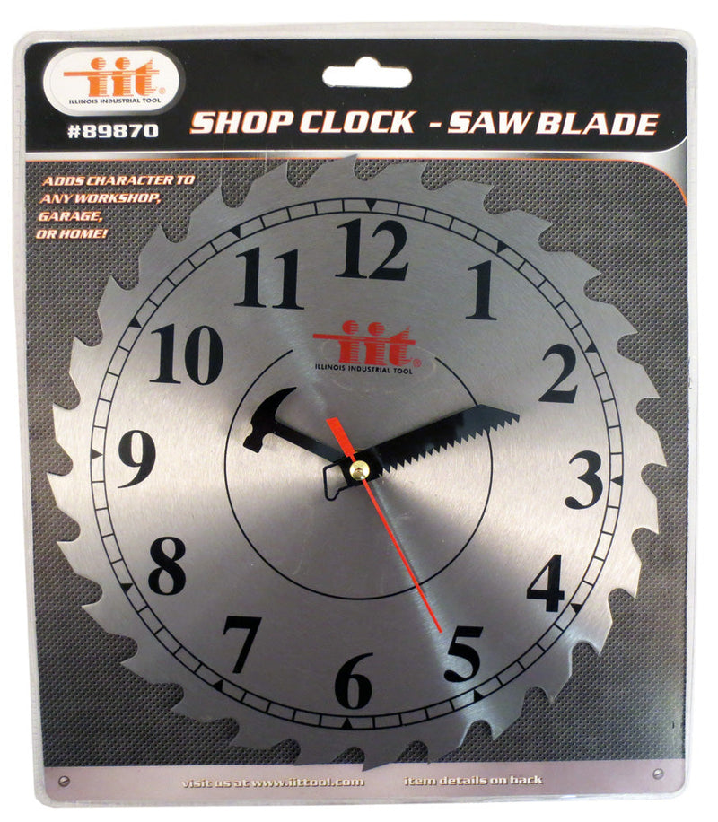 IIT SAW BLADE SHOP CLOCK