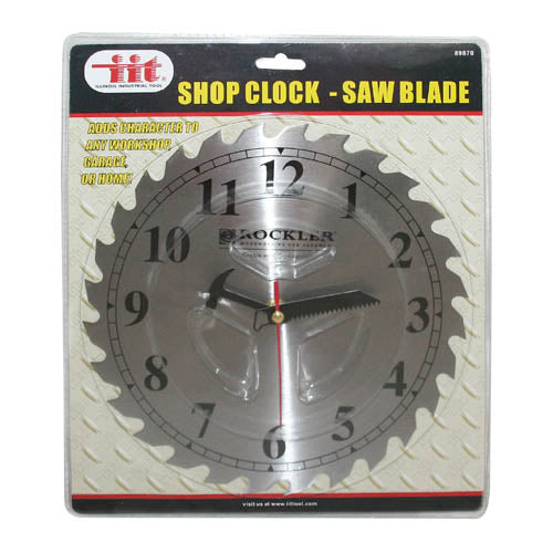 IIT SAW BLADE SHOP CLOCK