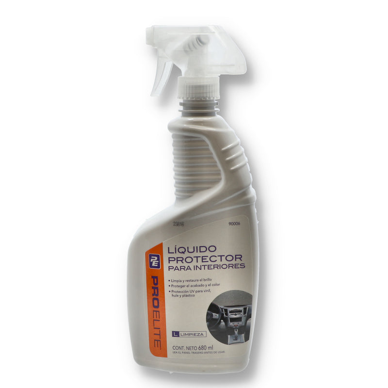 PRO-ELITE 23OZ INTERIOR PROTECTANT SPRAY SPANISH ONLY LABEL