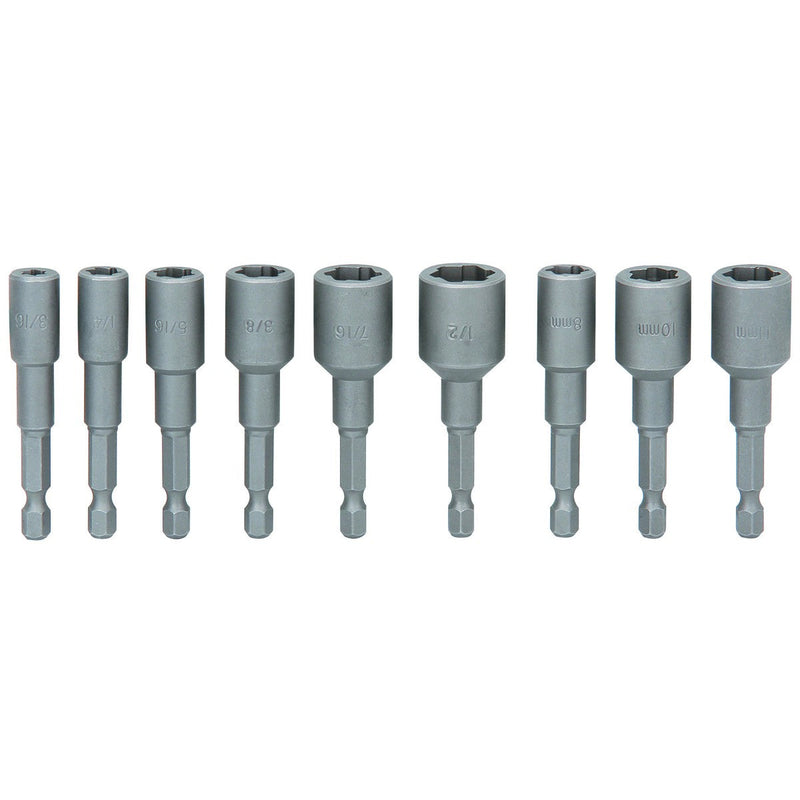 IIT 9pc 1/4'' NUT & BOLT EXTRACTOR SET CR-MO