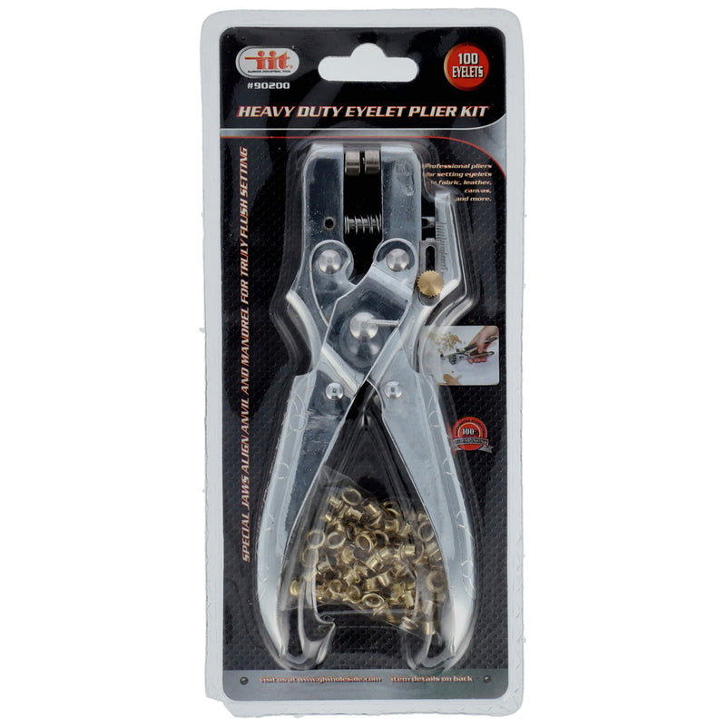 IIT EYELET PLIERS WITH 100 EYELETS