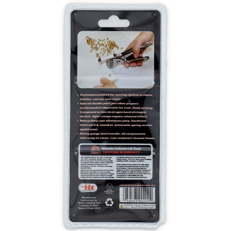 IIT EYELET PLIERS WITH 100 EYELETS