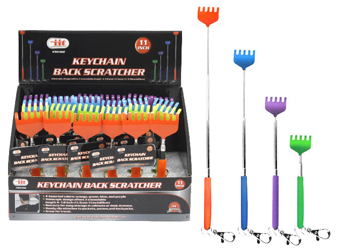 90302-IIT KEYCHAIN TELESCOPIC BACK SCRATCHER