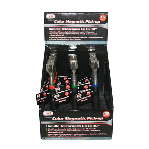 IIT 15# TELESCOPIC MAGNETIC PICK-UP ASSORTED COLORS