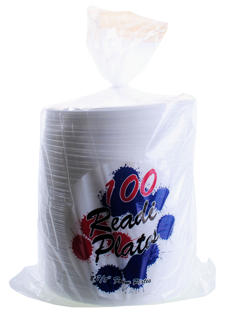 USE #11100R 100ct 8-7/8'' READI FOAM PLATES