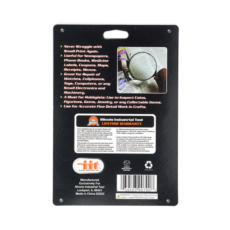 IIT 2pc MAGNIFY GLASS 90 & 60MM