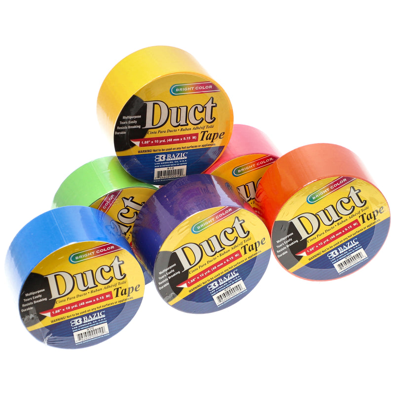 2''x10YD DUCT TAPE FLOURESCENT COLORS -NO ONLINE SALES