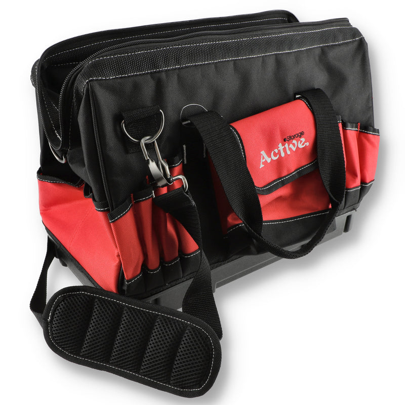 17'' TOOL BAG WITH PLASTIC BASE