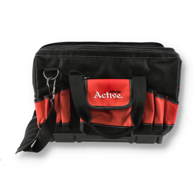 17'' TOOL BAG WITH PLASTIC BASE