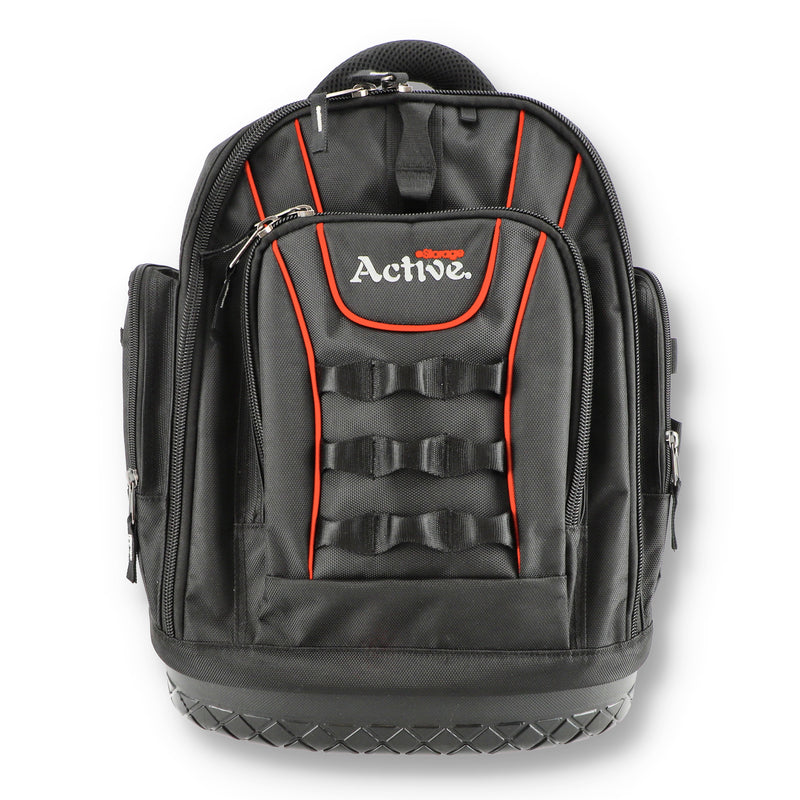 JOBSITE BACKPACK WITH PLASTIC BASE