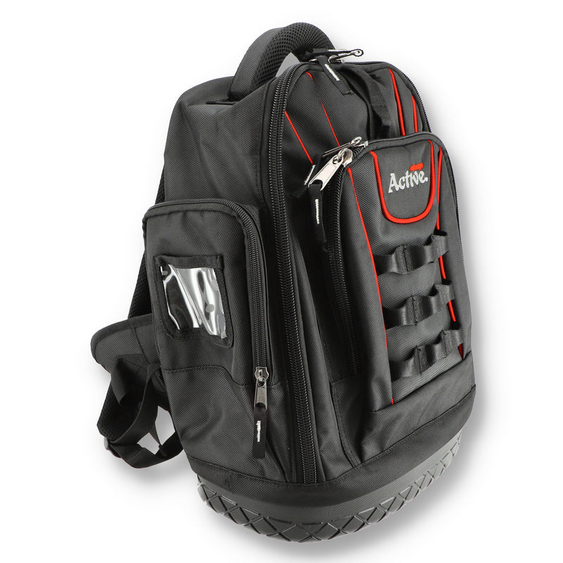 JOBSITE BACKPACK WITH PLASTIC BASE