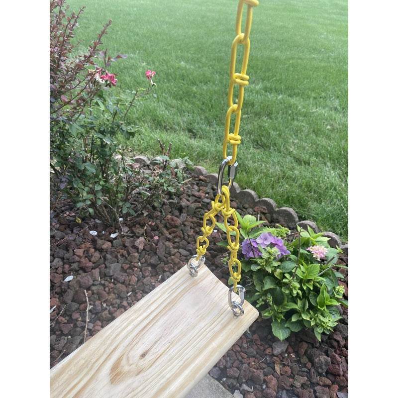 EVERBILT 175' #2/0 DOUBLE LOOP ZINC CHAIN YELLOW COATED 255 WLL