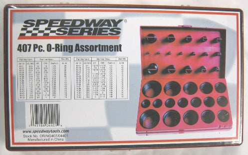 IIT 407 PIECE O RING ASSORTMENT