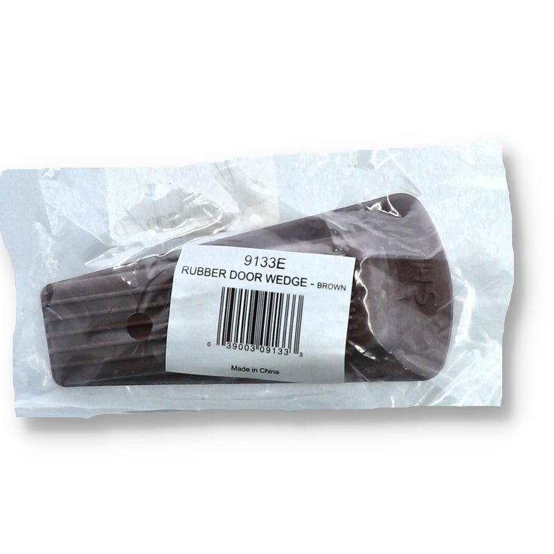 BROWN RUBBER DOOR STOP BULK IN BAG + UPC