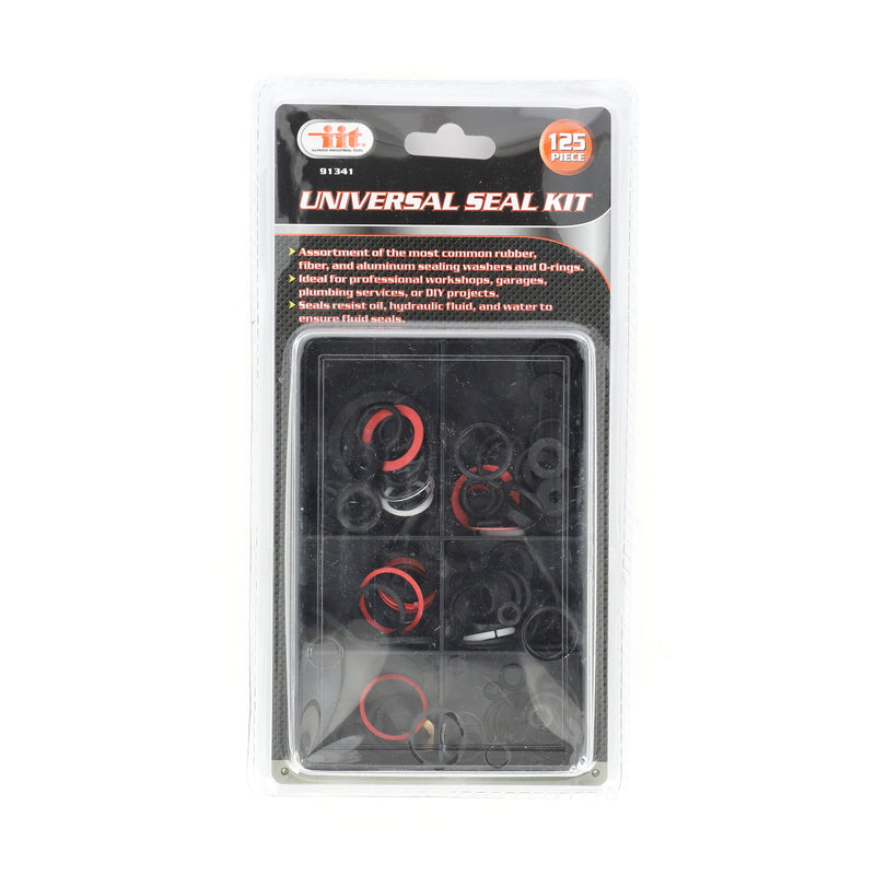 IIT 125PC UNIVERSAL SEAL KIT ORINGS, WASHERS & GASKETS