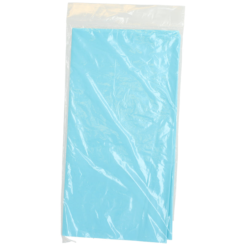 PLASTIC TABLE COVER BERMUDA BLUE 54x108''