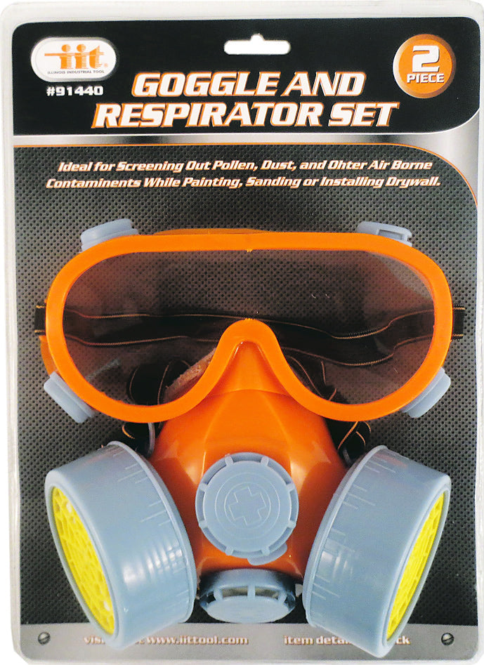 IIT 2pc RESPIRATOR & GOGGLES
