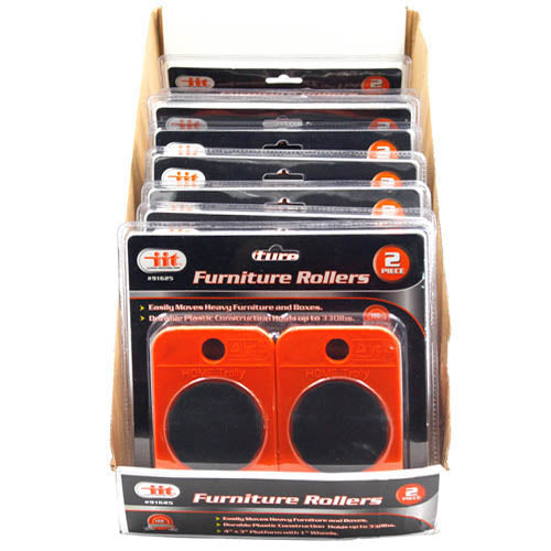 IIT 2pc FURNITURE ROLLERS