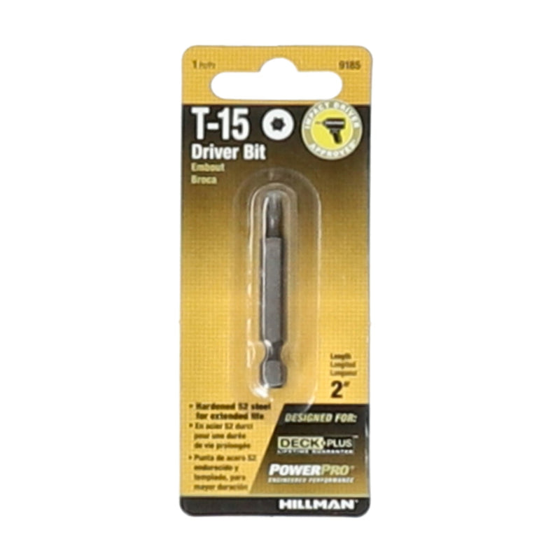 HILLMA DECK+ 2'' T-15 POWER BIT