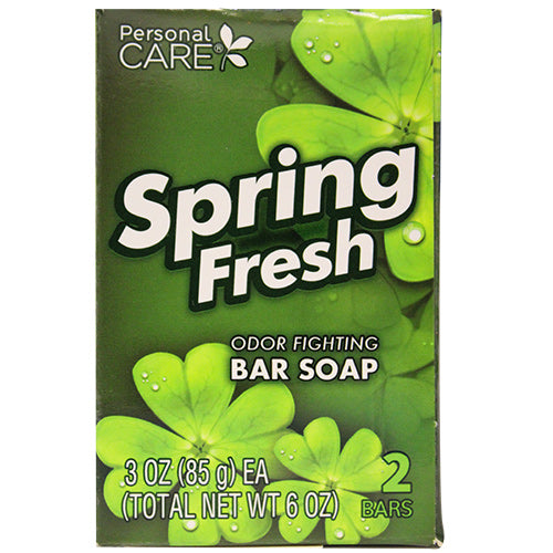 2pk 3oz SPRING SCENT BAR SOAP PERSONAL CARE