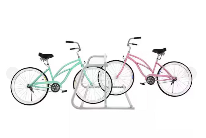 VEVOR 59'' 10 BIKE STEEL FLOOR BIKE RACK