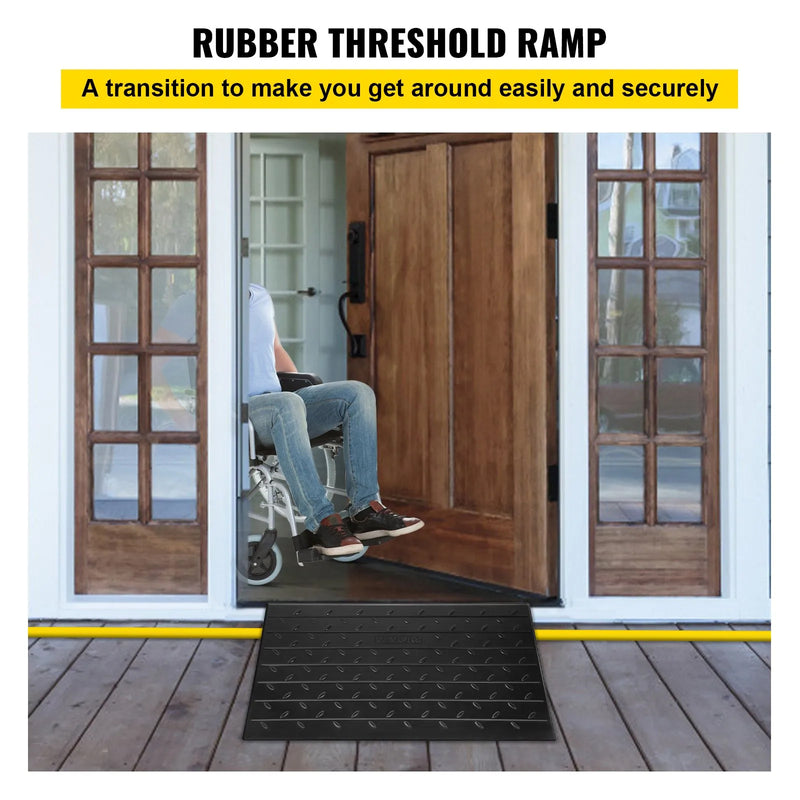 VEVOR 42.5'' RUBBER THRESHOLD RAMP 2.6'' RISE