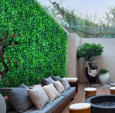 VEVOR 24pc ARTIFICIAL BOXWOOD GRASS HEDGE WALL PANELS 24x16"