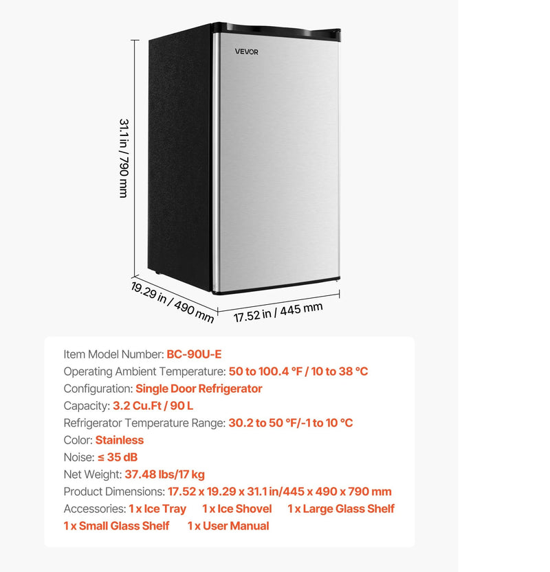 VEVOR BLACK 6 CAN MINI FRIDGE

Vevor Mini Fridge, 4 Liter/6 Can Small Refrigerator for Beverage Skincare & Cosmetic, AC/DC Cooler & Warmer, Mute Portable Tiny Fridge for Bedroom Office Dorm Desk Car Travel, ETL Certified, Black