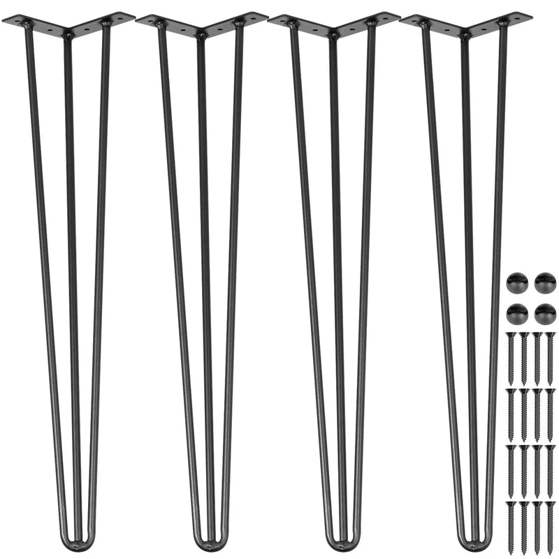 VEVOR 2PK 16'' HAIRPIN STEEL FURNITURE TABLE LEGS