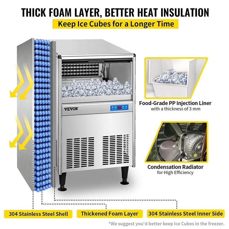 VEVOR UNDERCOUNTER ICE MACHINE