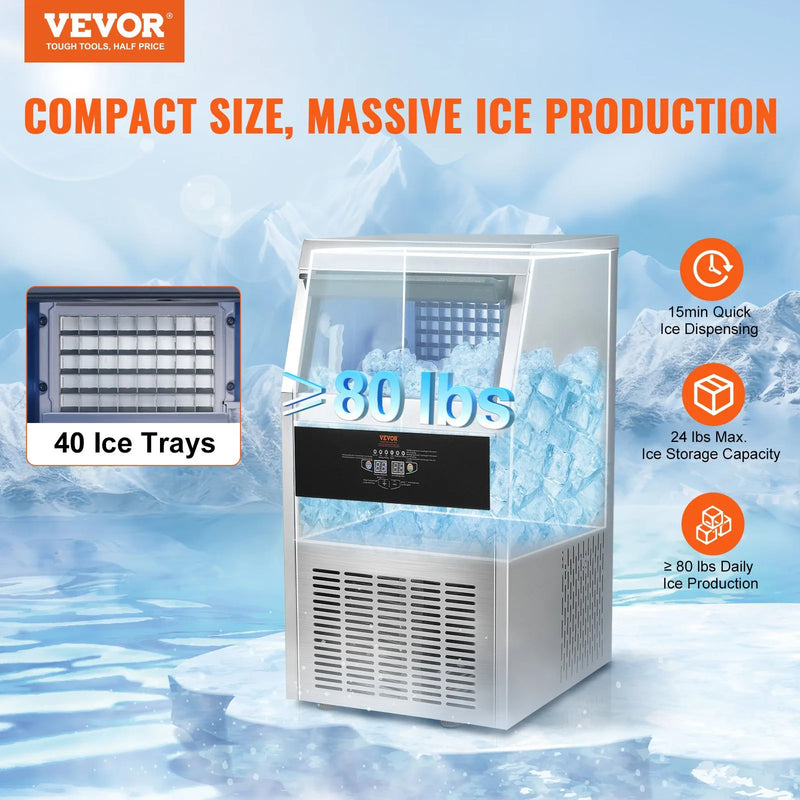 VEVOR UNDERCOUNTER ICE MACHINE