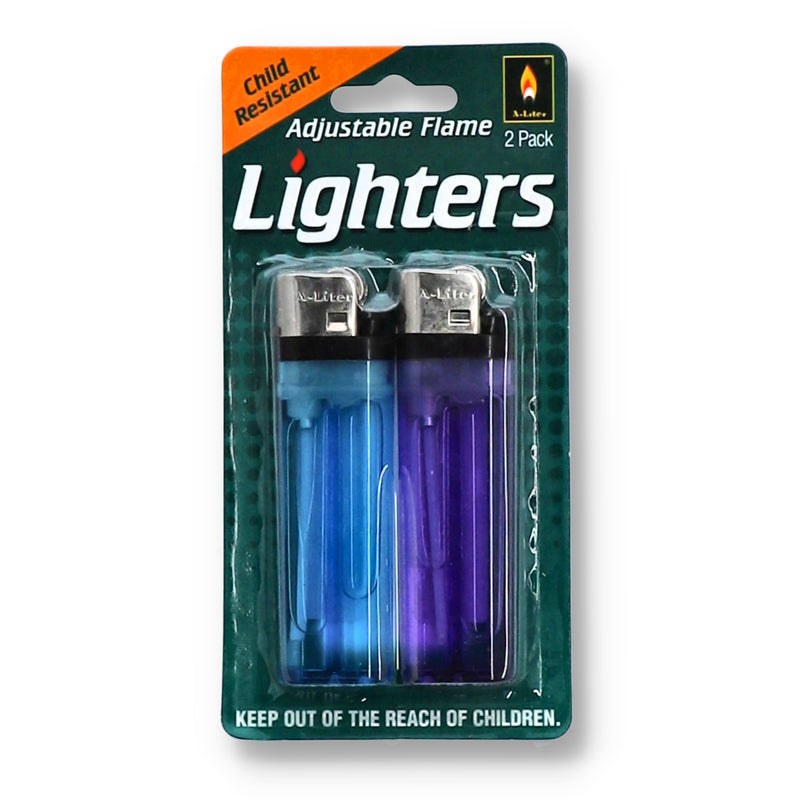 2pk DISPOSABLE LIGHTERS