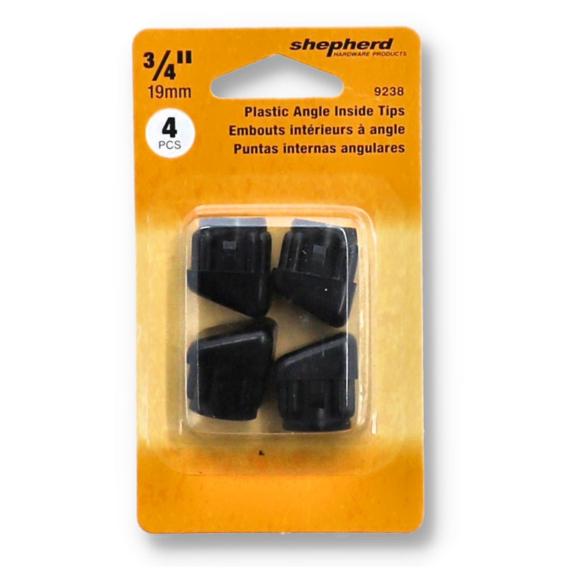 4PC 3/4'' PLASTIC ANGLE INSIDE TIPS