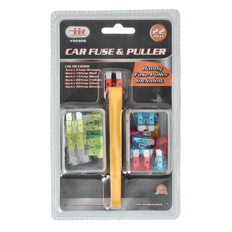 IIT 22pc CAR FUSE WITH PULLER