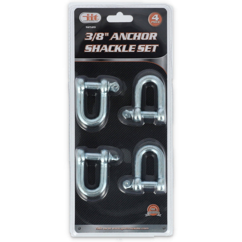 IIT 4pc 3/8'' ANCHOR SHACKLE SET
